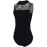Limiles Dance Women's Ballet Dance High Neck Tank Leotards