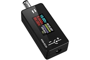 FABULETTA KWS-DC28 Digital Voltage Current Meter Power Tester with 0.96 Inch TFT Display for DC 4-30V 0-12A Bidirectional Det