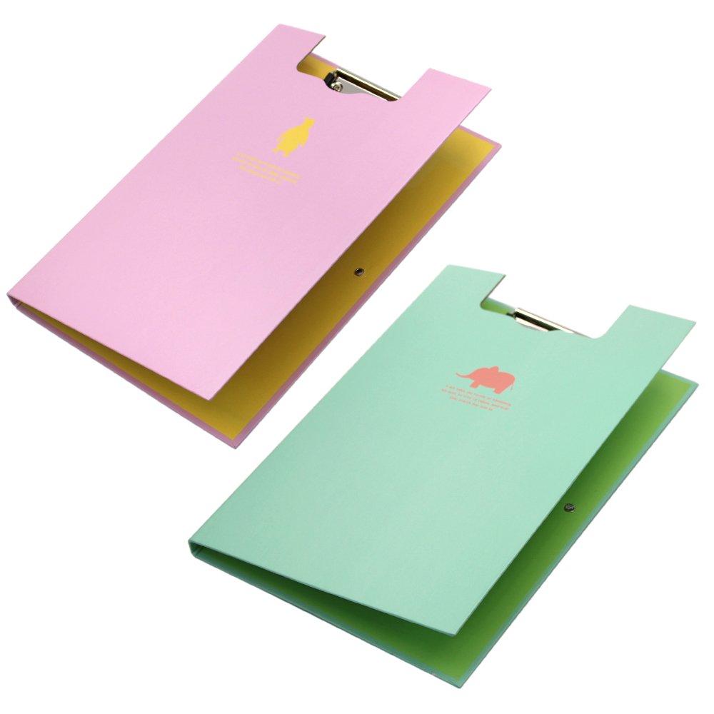 Standard Size Arch File Cover Folder Clipboard Colorful Mix Assorted
