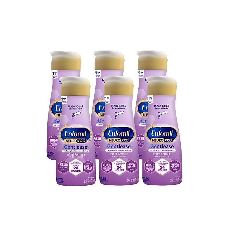 Enfamil NeuroPro Gentlease Ready-to-Use Baby Formula, Brain and Immune Support with DHA, Clinically Proven to Reduce…