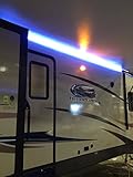 RecPro RV Camper Motorhome Travel Trailer 16' White LED Awning Party Light w/Mounting Channel & White PCB 12v Light