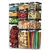 12 Pack Airtight Food Storage Container Set – Kitchen & Pantry Organization Containers – BPA Free Clear Plastic Kitchen…