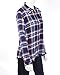 Dickies Women's Long-Sleeve Flannel Shirt, Black Iris/Texas Topez Plaid, Medium