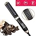 Hair straightening brush by JISELL – professional ceramic 2-in-1 ionic straightener comb with anti-scald feature，Can also be used for men’s beard straightenersthumb 1