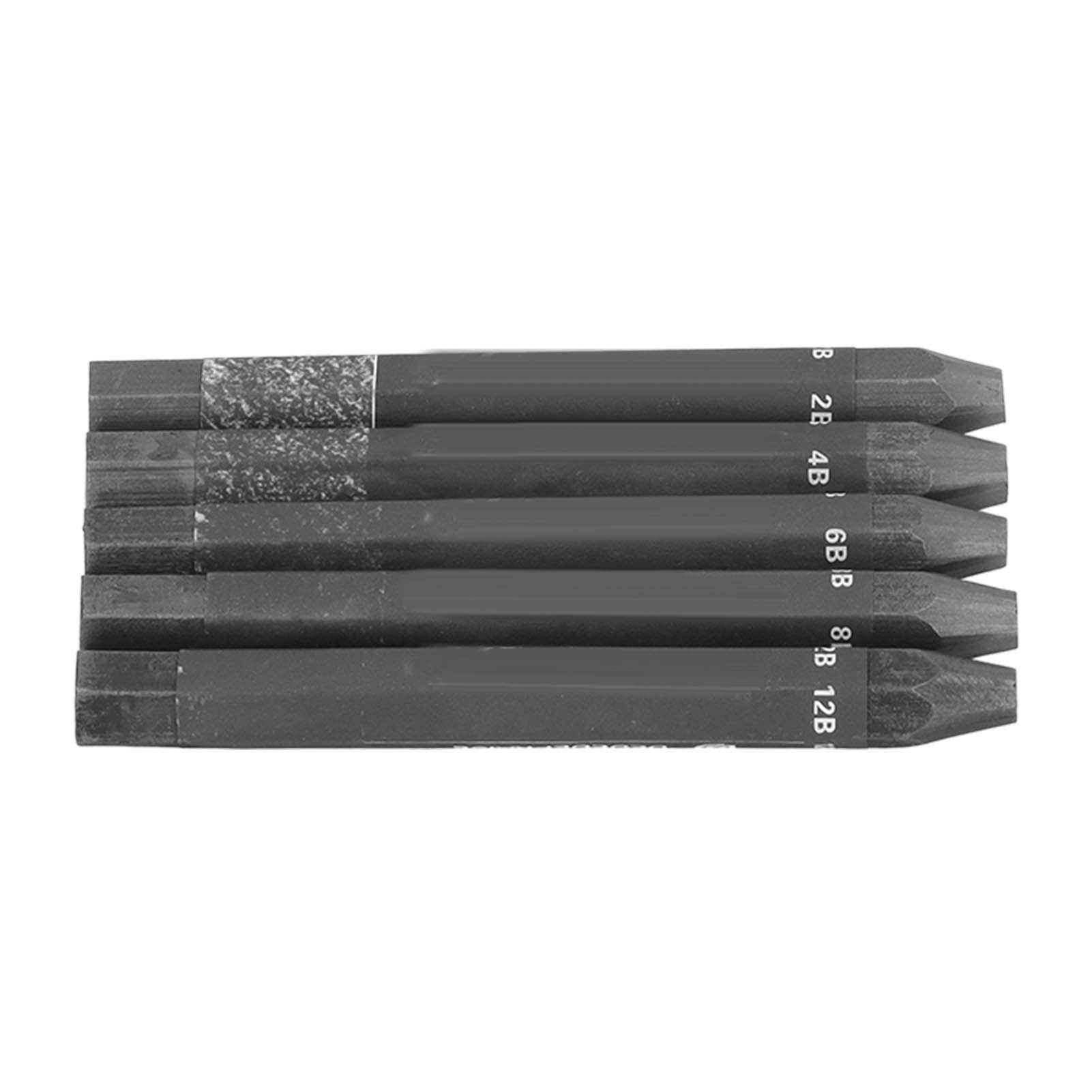 WGFOIP Graphite Stick Set Water Soluble Hex Rod Safe Environmentally Friendly Delicate Touch, Mainly Used for Sketching Oil Painting Watercolor Design