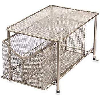Amazon Com Org Large Under The Sink Mesh Slide Out Cabinet