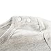 Big Elephant Baby Boys' 1 Piece Long Sleeve Romper Pajama Clothes H12, Grey, 6-12 Months