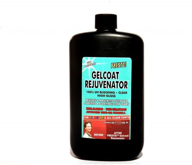 Protech Polymer Products, Ltd. 8 oz Presto! Gelcoat Rejuvenator for Boats, Rv, and Camper