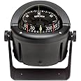 RitchieRitchie Navigation HB-741 Helmsman Bracket Mount Compass - CombiDial, Black with Black Dial
