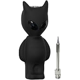 Mini Pen Battery in Equipped Cartoon Appearance Soldering Iron Multi-Function Design Rechargeable (black)