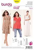 Burda Pattern 6956 Maternity T-Shirt and Dress, Size 8-20