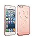 iPhone 6S Case, iPhone 6 Case, Cellaria Crystal Heart Series - [Electroplate Bumper] Slim Luxury Lightweight Clear TPU Case Cover for Apple iPhone 6S/6 (4.7 Inch), Rose Gold