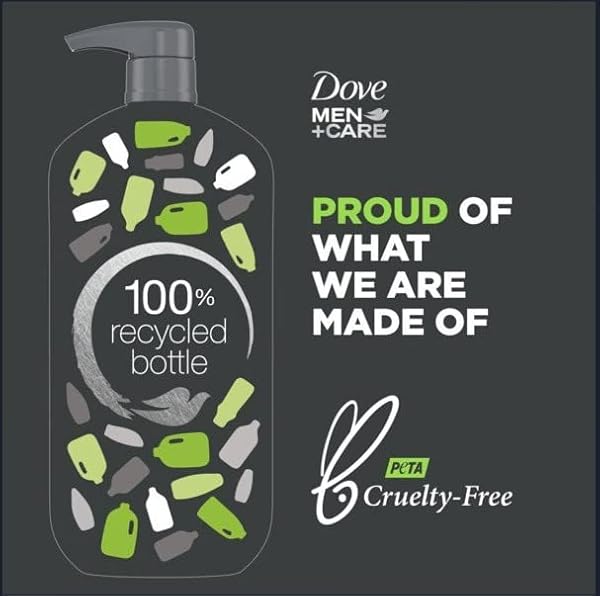 DOVE MEN+CARE 2-IN-1 SHAMPOO & CONDITIONER FRESH+CLEAN WITH CAFFEINE+MENTHOL, 31 FL OZ (PACK OF 1)