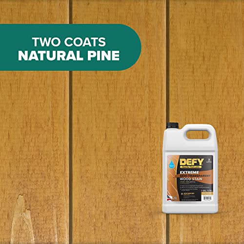 DEFY Extreme SemiTransparent Wood Stain, Natural Pine 5 Gallon