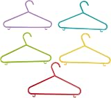 DIVCHI 40-Pack Kids Hangers Multicolour Plastic Tubular Non Slip view 8