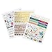 Erin Condren Designer Sticker Pack - Alphabets & Illustrations Sticker Pack