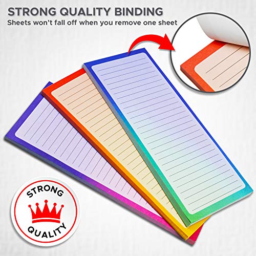 Merdreu 6 Notepads with 3 Quote Fridge & 1 Pen Holder Full