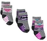 Superhero Boys Girls 3 pack Gripper Athletic Socks (Baby/Toddler)