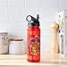 Silver Buffalo Harry Potter Movie 1-8 Gryffindor Crest with Dashes Tritan Water Bottle, 20-Ounces