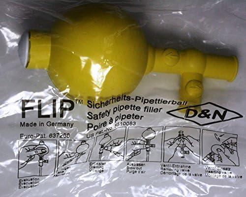 Yellow Flip Safety Pipette Filler Premium - Made In Germany