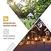 Ambaret Solar Lights, Flickering Flames Solar Torch Lights Outdoor Waterproof Decoration Lights Dusk to Dawn Auto On/Off Security Flame Torch Lights for Yard Garden (4 Pack)
