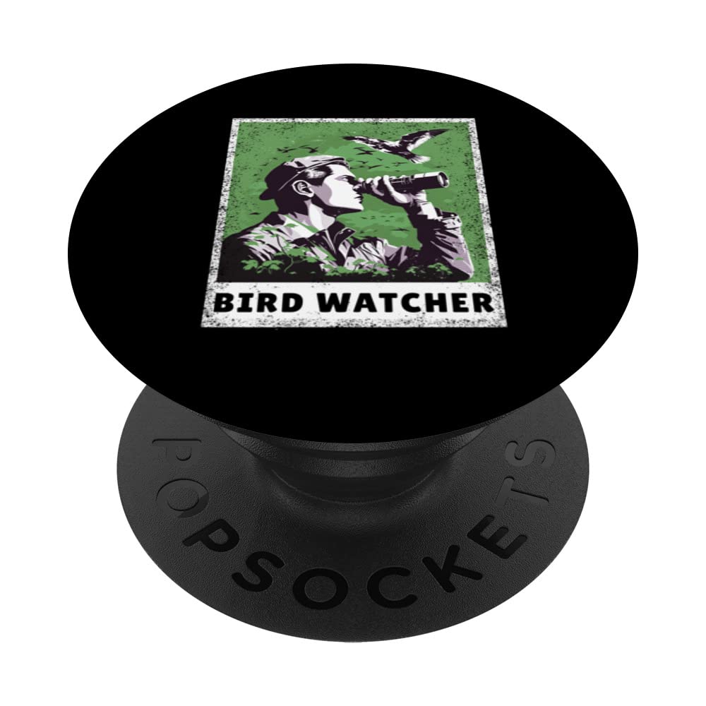 Bird Nerds Outfit bird Watching Apparel Birding Bird Watcher PopSockets Swappable PopGrip