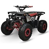 HHH 125cc ATV with Automatic Transmission Big ATV Quad w/Reverse, LED Headlights, Electric Start, Big 19"/18" Tires (Factory Packaged)