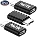 FanTEK USB C to Micro USB Adapter, Type C 3.1 (Male) to Micro USB (Female) Converter Compatible Moto Z Droid/Z Play, U11, Nexus 5X/G6, N1ntend0 Switch, Black, 3 Pcs
