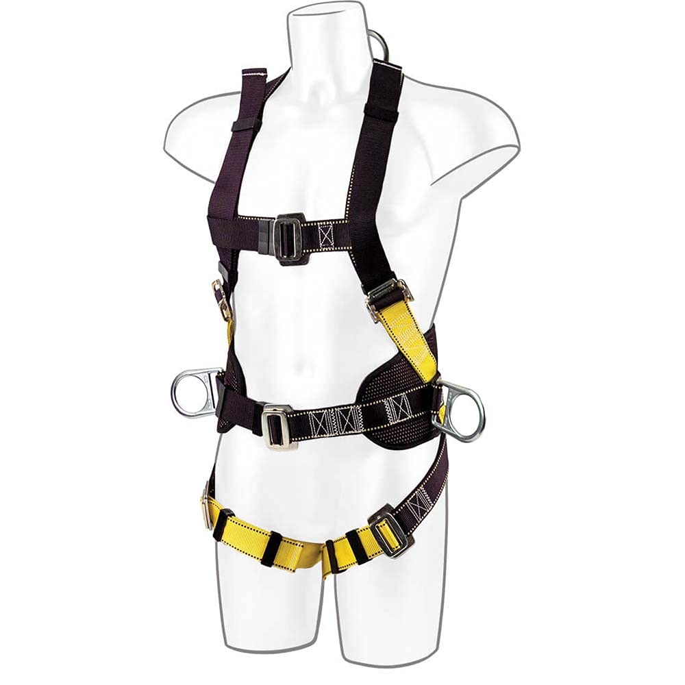 Portwest Portwest 2 Point Comfort Plus Harness, Size: One Size, Colour: Black, FP15BKR