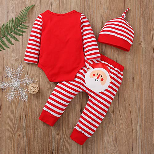 Pijama Navideño Bebé Traje De Navidad Para Bebé - Conjunto A Rayas Con Sombrero De Elfo, Para Niño O Niña, Varias Tallas Disponibles Conjunto Bebé Niño Niña Pijama Navideño Bebé Traje De Navidad Para Bebé - Conjunto A Rayas Con Sombrero De Elfo, Para Niño O Niña, Varias Tallas Disponibles Conjunto Bebé Niño Niña