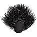 AISI BEAUTY Drawstring Ponytail Extension Afro Kinky Curly Drawstring Puff Ponytails Clip in Hair Extensions for Natural Hair Drawstring Ponytails for Black Women(8inch)