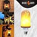 Flame Bulb, LED Flame Light Bulbs - 4 Modes - E26/E27 LED Flickering Flame Light Bulb With Upside Down Feature / Change Direction.