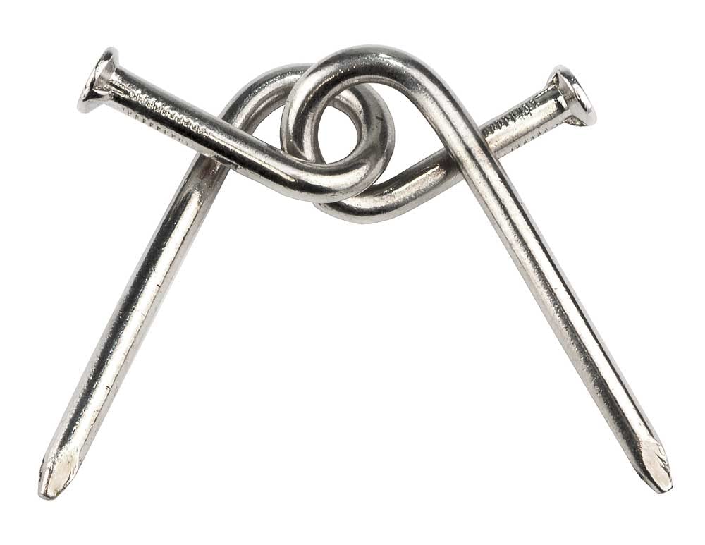 Logica Puzzles Art. New York Nails - Metal Brain Teaser - Difficulty 1/6 Easy - Travellers Collection