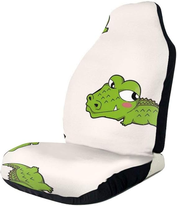 Carwayii Car Seat Protector Covers Green Crocodile, Easy to