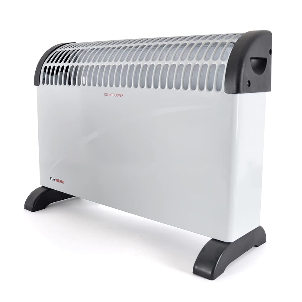 STAYWARM 2000w Convector Heater with 3 Heat Settings / Variable Thermostat / Frost Watch Protection - F2403WH - White