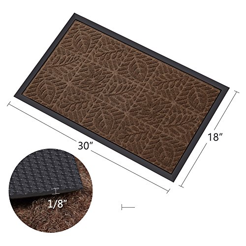 Outside Shoe Mat Rubber Doormat for Front Door 18"x 30" Outdoor Mats