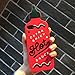 Soft Red Hot Sauce Case for iPhone 6/6s Regular iPhone6 iPhone6s Rubberized Silicone Fun Novelty Unique Special Cool High Fashion Bold Protective Shockproof Thick Gift Guys Boys Men Teens Girls Women