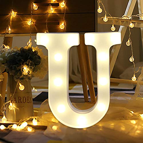 image for Fheaven (TM) Light Up Light,DIY Alphabet Letter A to Z Carnival Decora