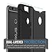 Nexus 6P Case, MoKo [Shock Absorption] Slim Dual Layer Protective Case with Soft Silicone Bumper and Rigid PC Back Cover for Google Nexus 6P 5.7 Inch (2015) - Black (NOT FIT Nexus 6 2014 Version)