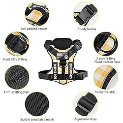 Demigreat Service Dog Harness, Reflective Dog Vest