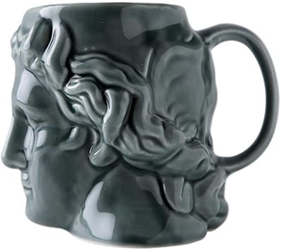 Amazon De Mug Tasse Becher Kaffee Kreative 3d Stil David Skulptur Keramikbecher Kaffee Tee Milch Home Decoration Tassen Mit Griff Kaffeebecher Buro Neuheit Gif Grau David Becher