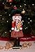 Clever Creations Red Scottish Bagpiper 15 Inch Traditional Wooden Nutcracker, Festive Christmas Décor for Shelves and Tables