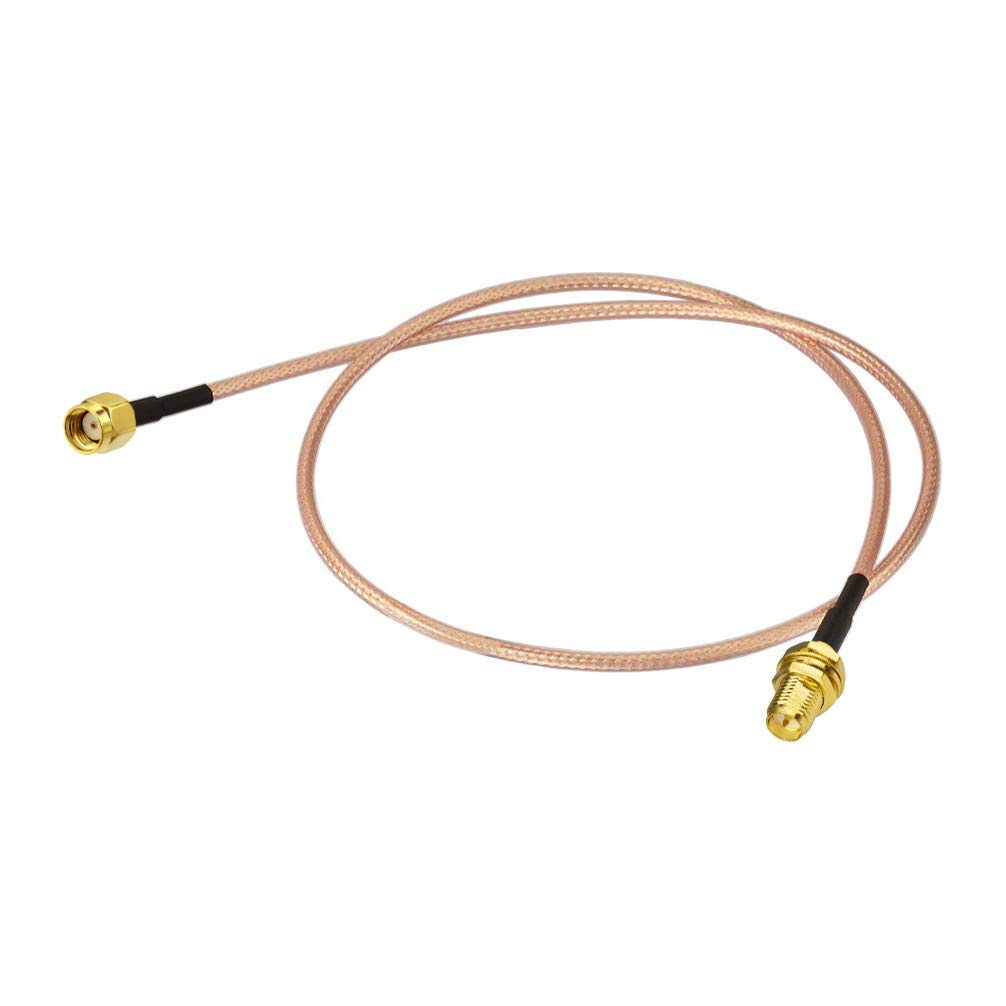CB & Two-Way Radios 2-Pack Bingfu RP-SMA Male to RP-SMA Female Bulkhead  Mount RG316 WiFi Antenna Extension Cable 60cm/2 feet for Wireless PCI  Express PCIE Network Card USB WiFi Adapter WiFi Router