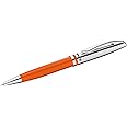 Pelikan Jazz Classic Ballpoint Pen with Medium Point, Blue Ink Refill, Metal, Orange, Boxed, 1 Each (815024)
