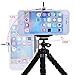 LSoug Universal Compact Tripod Stand - Remote Included - Flexible Octopus Cell Phone Camera Selfie Stick Tripod Mount for Smartphone / Digital Camera / GoPro Hero