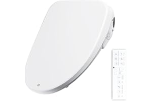 Bejoan Elongated Bidet Toilet Seat X5, Electric Heated Bidet with Soft Close, Bidet Attachment for Toilet Warm Water with Air Purification