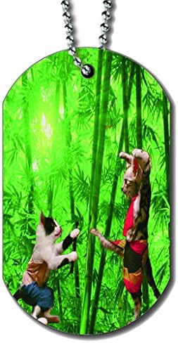 Kitten Kung Fu - Dog Tag Necklace
