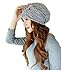 BW Women Lace Flower Head Cap Chemo Beanie Cancer Patients Hat Grey
