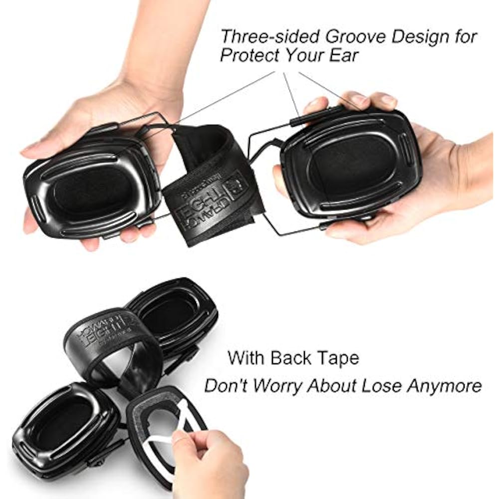 Gel Ear Pads, High Density Noise Reduction Replacement Cups For Howard