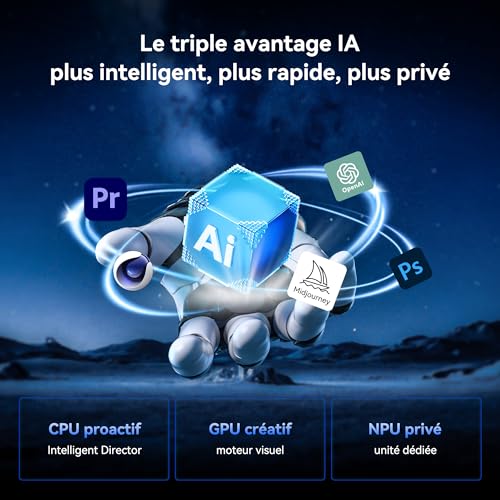 GEEKOM IT13MAX Mini AI PC with Intel Core Ultra 9 185H, Intel Arc 140T 99 Tops, DDR5 up to 128GB, M.2 PCIe 4.0 + SATA, WiFi 7, USB4, Dual LAN 2.5G, 4 8K Displays, High Performance Mini Computer
